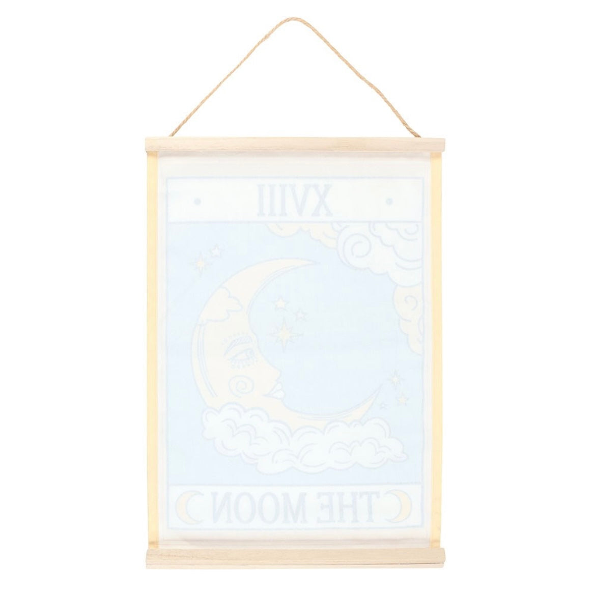 The Moon Vintage Tarot Wall Hanging Sign