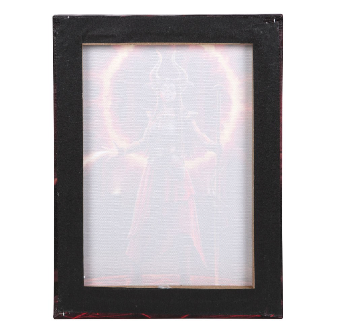 Fire Element Sorceress Canvas Plaque