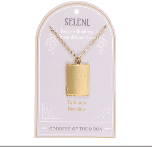 🌙 Selene Goddess of the Moon Keyring