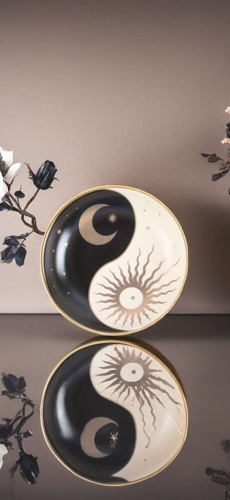 Yin Yang incense holder