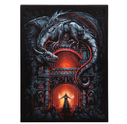 Dragons Lair Canvas Plaque