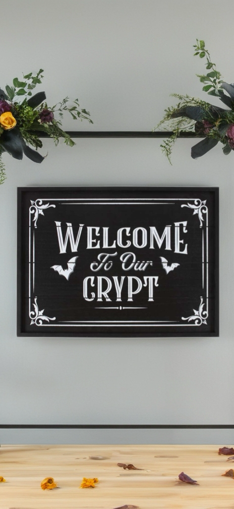 Welcome to our crypt wall plaque