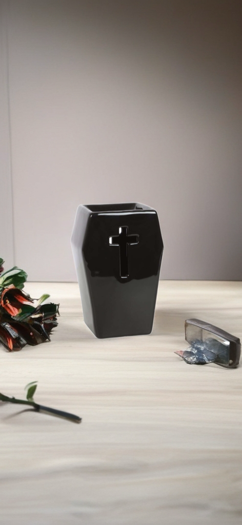 Coffin oil burner