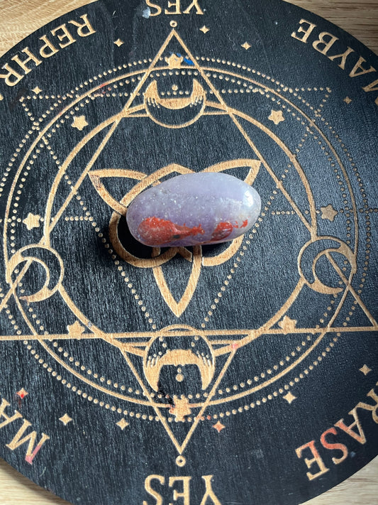 Amethyst with Red Jasper