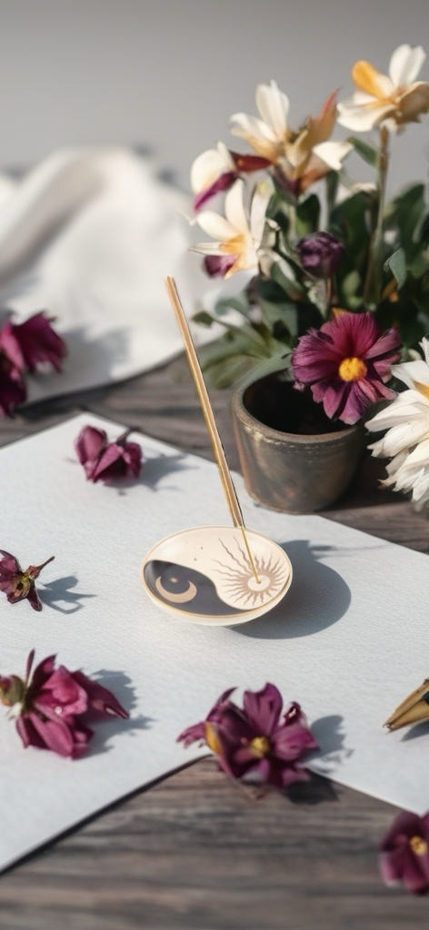 Yin Yang incense holder