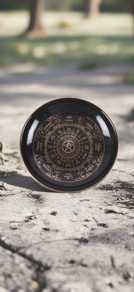 Wheel of the year incense holder