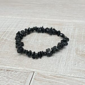 Black tourmaline chip bracelet